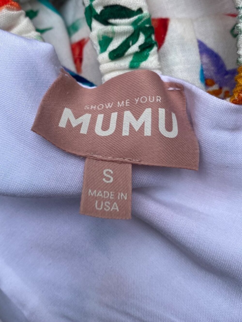 Show Me Your Mumu Steph Mini Dress Italian Picnic Linen - Picture 4 of 8
